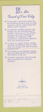 Matchbook Cover - San Francisco CA Commercial Club