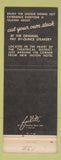Matchbook Cover - Phil Lehr's Steak San Francisco CA