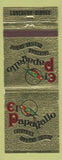 Matchbook Cover - El Papagallo Mexican Restaurant Reno NV Walnut Creek CA
