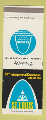 Matchbook Cover - St Louis MO Bicentennial 1966 Universal Match