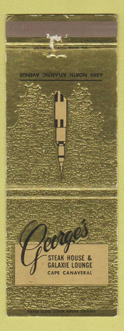 Matchbook Cover - George's Steak House Cape Canaveral FL WEAR