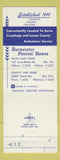 Matchbook Cover - Burmeister Funeral Homes Cleveland OH