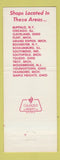Matchbook Cover - Tall Girls Shop Troy MI Toledo OH South Bend IN Flint MI