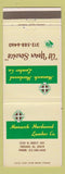 Matchbook Cover - Monarch Hardwood Lumber Chicago IL