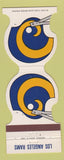 Matchbook Cover Los Angeles Rams Football 1981 Savings Loan Huntington Beach CA