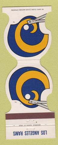 Matchbook Cover Los Angeles Rams Football 1981 Savings Loan Huntington Beach CA