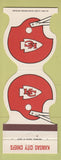 Matchbook Cover - Kansas City Chiefs Football 1981 Bell Floors Wichita KS