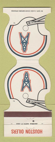 Matchbook Cover - Houston Oilers Football 1981 Ron's Kwik Kopy