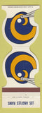 Matchbook Cover - Los Angeles Rams Football 1981 KMPC Radio