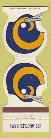 Matchbook Cover - Los Angeles Rams Football 1981 KMPC Radio