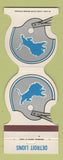 Matchbook Cover - Detroit Lions Football 1981 Haab's Ypsilanti MI