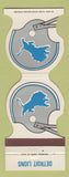 Matchbook Cover - Detroit Lions Football