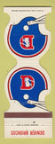 Matchbook Cover - Denver Broncos Football 1981 Peabody's Pub Denver Colorado