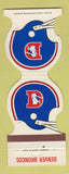 Matchbook Cover - Denver Broncos Football 1981 Barnum Liquors Denver Colorado