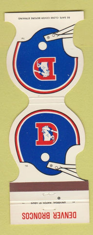 Matchbook Cover - Denver Broncos Football 1981 Barnum Liquors Denver Colorado