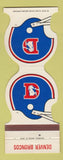 Matchbook Cover - Denver Broncos Football 1981 Arvada Colorado Bank