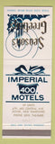 Matchbook Cover - Imperial 400 Motel Dover NH Christmas