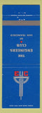 Matchbook Cover - Engineers Club San Francisco CA