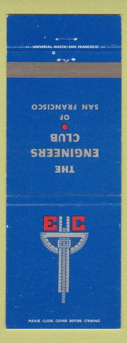 Matchbook Cover - Engineers Club San Francisco CA