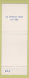 Matchbook Cover - Engineers Club San Francisco CA