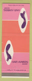 Matchbook Cover - Hair Hunters Salons Los Angeles Orange CA
