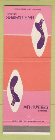 Matchbook Cover - Hair Hunters Salons Los Angeles Orange CA