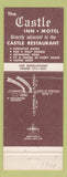 Matchbook Cover - Castle Restaurant Motel Olean NY