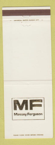 Matchbook Cover - Massey Ferguson Tractors Livonia MI