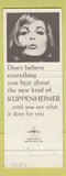 Matchbook Cover - Kuppenheimer Men's Clothes Los Altos CA