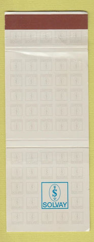 Matchbook Cover - Solvay