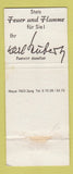 Matchbook Cover - Hotel Post Germany Aschaffenburg WEAR