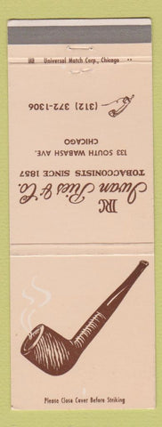 Matchbook Cover - Iwan Ries Tobacco Chicago IL