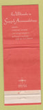 Matchbook Cover - Camelback Sahara Motor Hotel Phoenix AZ