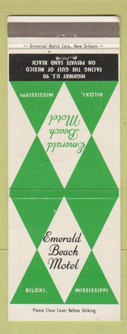 Matchbook Cover - Emerald Beach Motel Biloxi MS