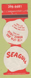 Matchbook Cover - Seagull Venice Van Nuys CA WEAR