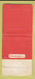 Matchbook Cover - Halwood's Restaurant Birmingham AL WORN
