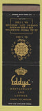 Matchbook Cover - Eddys' Restaurant Kansas City MO