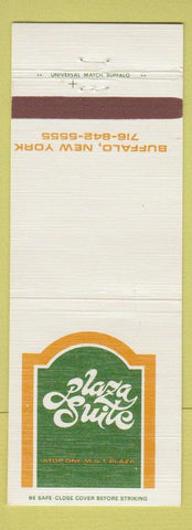 Matchbook Cover - Plaza Suite Buffalo NY