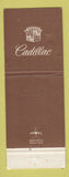 Matchbook Cover - Condrin Oldsmobile Cadillac Altoona PA WEAR
