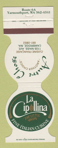 Matchbook Cover - Autre Chose Cambridge MA French Restaurant