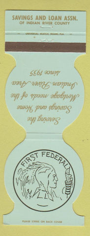 Matchbook Cover - First Federal Savings Indian River County Melbourne FL