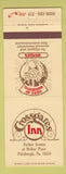Matchbook Cover - Crossgates Inn Pittsburgh PA