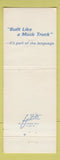 Matchbook Cover - Mack Trucks 75th Knoxville TN