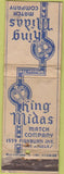 Matchbook Cover - King Midas Match Co Los Angeles CA WORN