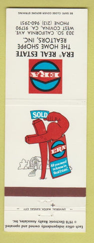 Matchbook Cover - ERA Real Estate West Covina CA