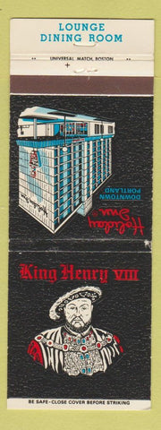 Matchbook Cover - King Henry VIII Holiday Inn Portland ME