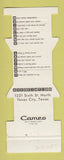 Matchbook Cover - Mainland Savings Association Texas City TX WEAR