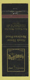 Matchbook Cover - Delfino's Four Seasons Motor Inn Albuquerque NM Mexican Food