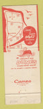 Matchbook Cover - Edmond Hansen Dunes Restaurant  Newport OR