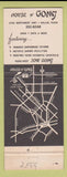 Matchbook Cover - House of Gong Chinese Dallas TX